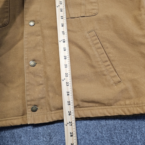 Vintage 90s Cabelas Sherpa Lined Vest Size XL Canvas Duck Canvas NUBUCK Trim WOW - Picture 14 of 14